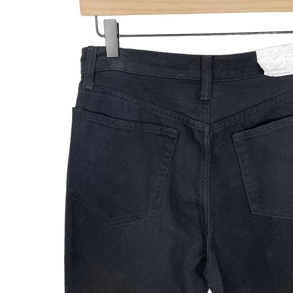 NWT WEWOREWHAT The Danielle Crystal High Rise Straight Leg Jean - Picture 11 of 12